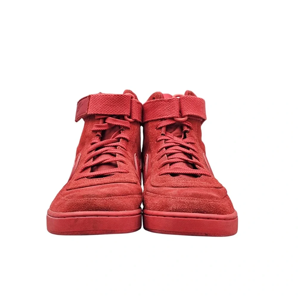 Men's Size 9.5 US EUC John Elliott's x Nike Vandal High Top Red Sneakers Shoes‎